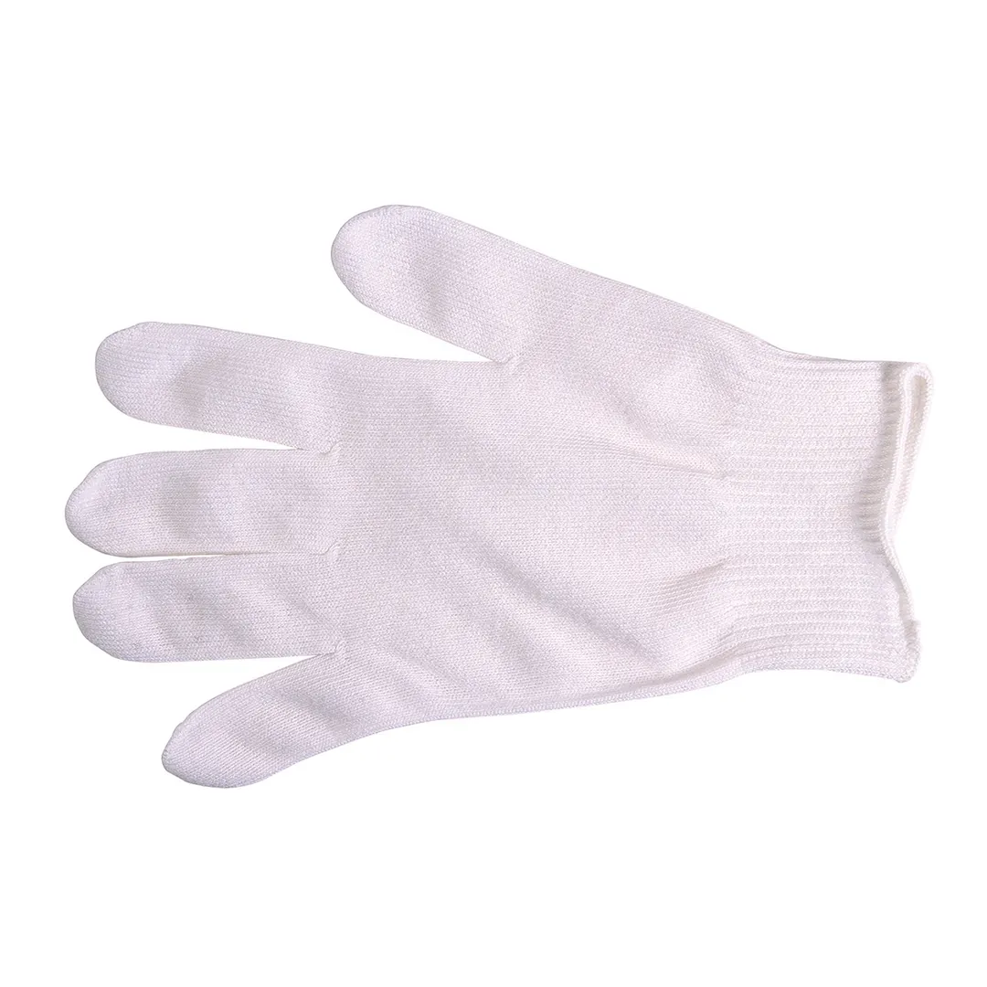 Mercer M33411L Cut Resistant Glove – Large White, A4 Protection, Washable, FDA Approved, Made in USA