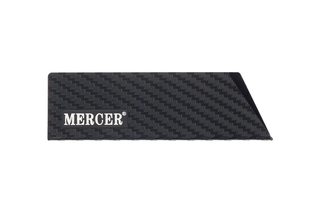 Mercer M33514P Knife Guard – 6" x 2" Felt‑Lined ABS Plastic Blade Cover, Black