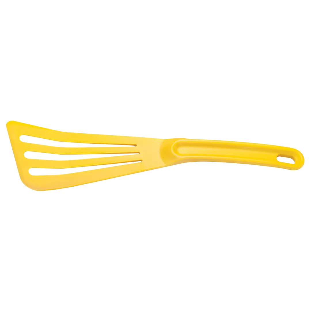 Mercer M35110YL Turner – 3½" Slotted Nylon Blade, 12" Length, Yellow Handle, 430°F Heat‑Resistant