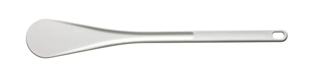 Mercer M35124 Hell’s Tools Spootensil Spoonula, 17.75" Length, Nylon Blade, White Handle, NSF, 430°F
