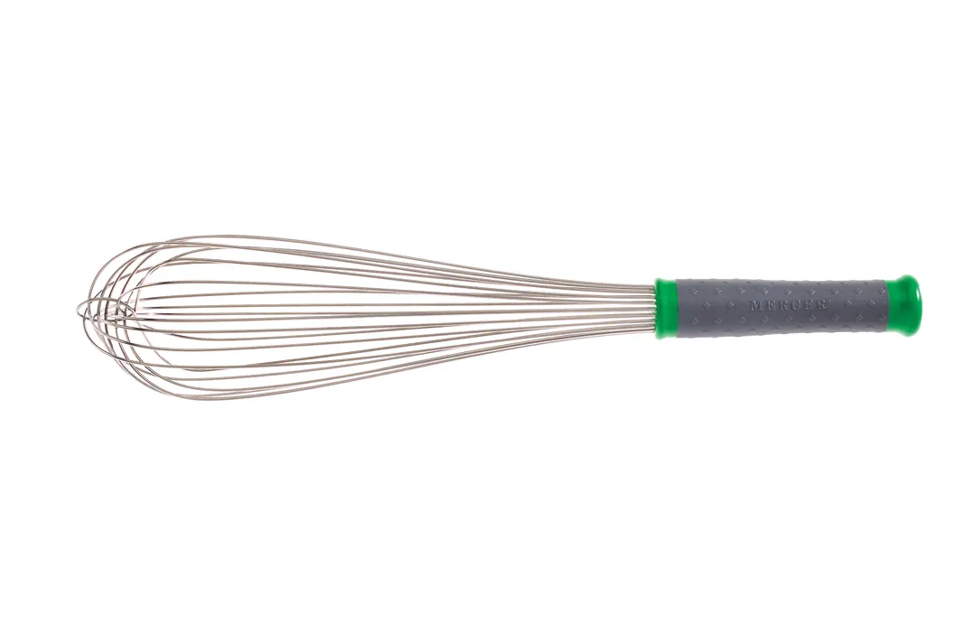 Mercer M35202 Piano Whip - 14" Stainless Steel Wire, Handle with Color-Coded Ends, NSF