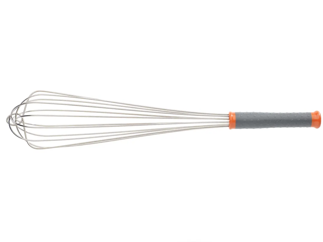 Mercer M35214 18" French Whip, 18/8 Stainless Steel Wire, NSF, Nylon Handle with Color Ends & Loop