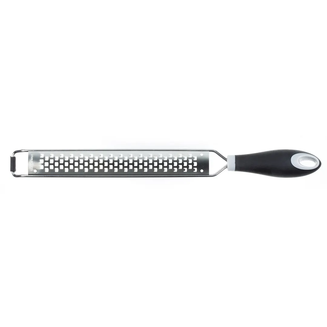 Mercer M35404 Manual Grater – 15" Len, 8-7/8" x 1-3/16" Stainless Blade, Plastic Handle Hook, Cover