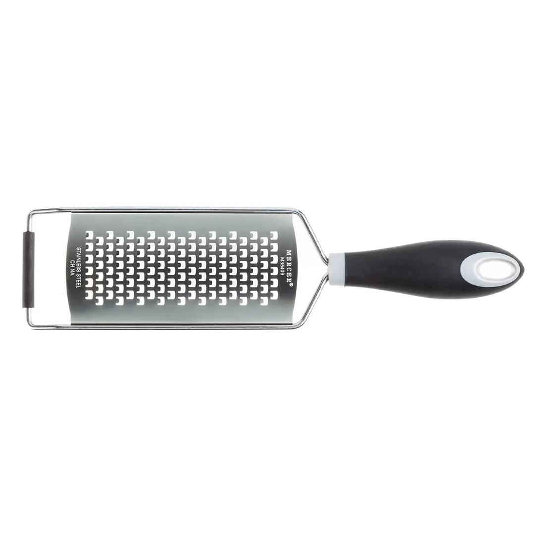 Mercer M35409 Grater – 5‑3/8" x 2‑7/8" Blade 11‑1/2" 18/8 Santoprene® Poly Handles Hanging Hole
