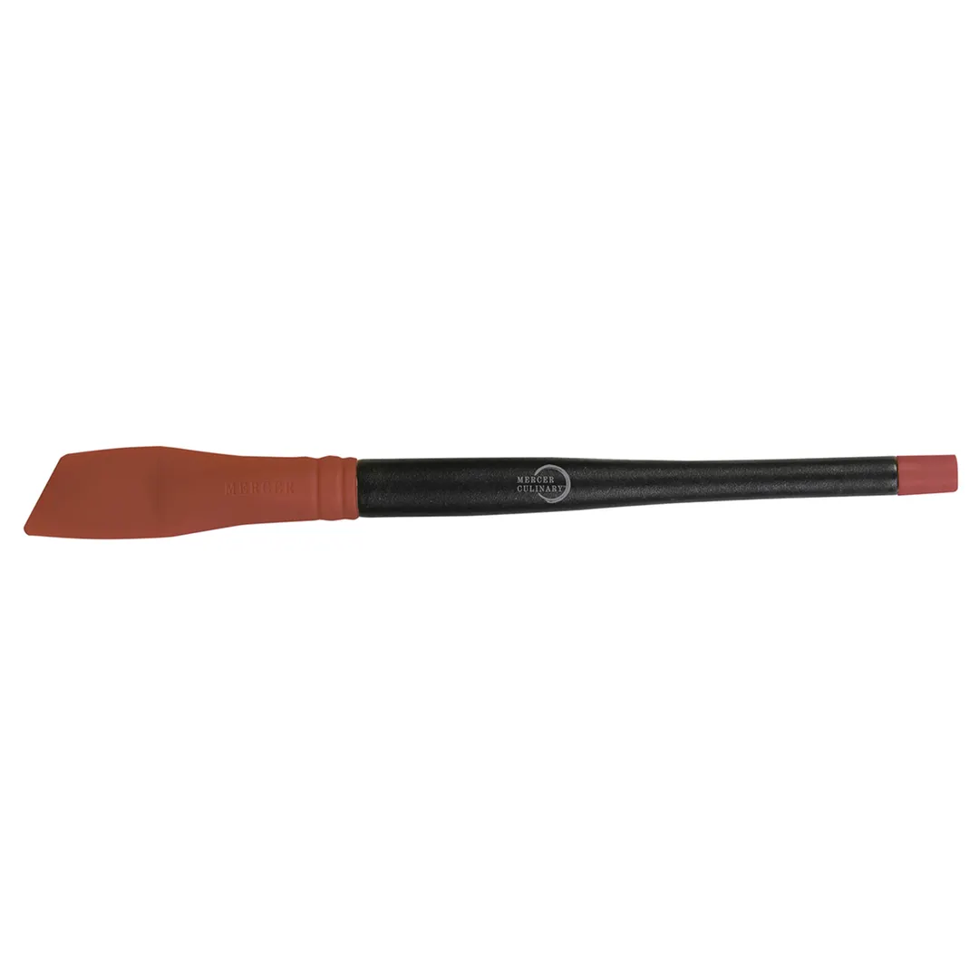 Mercer M35601 Silicone Brush, 7-5/8" L, 3/4" Head, 480°F (250°C) Handle, Color‑Coded Tip