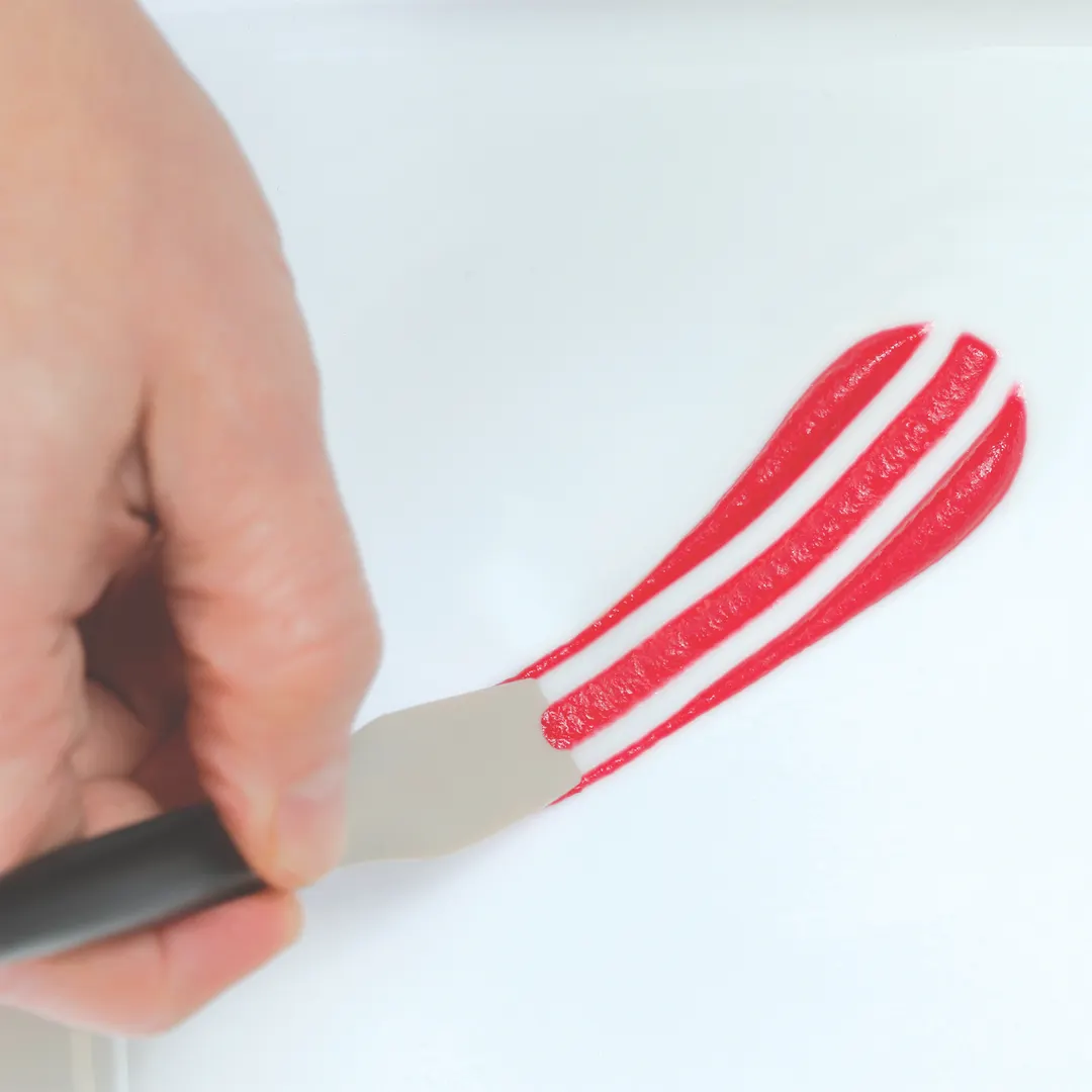 Mercer M35603 Silicone Brush – 7‑5/8" L, 3/4" Saw‑Tooth, Color‑Coded, 480°F, Nylon, Dishwasher Safe