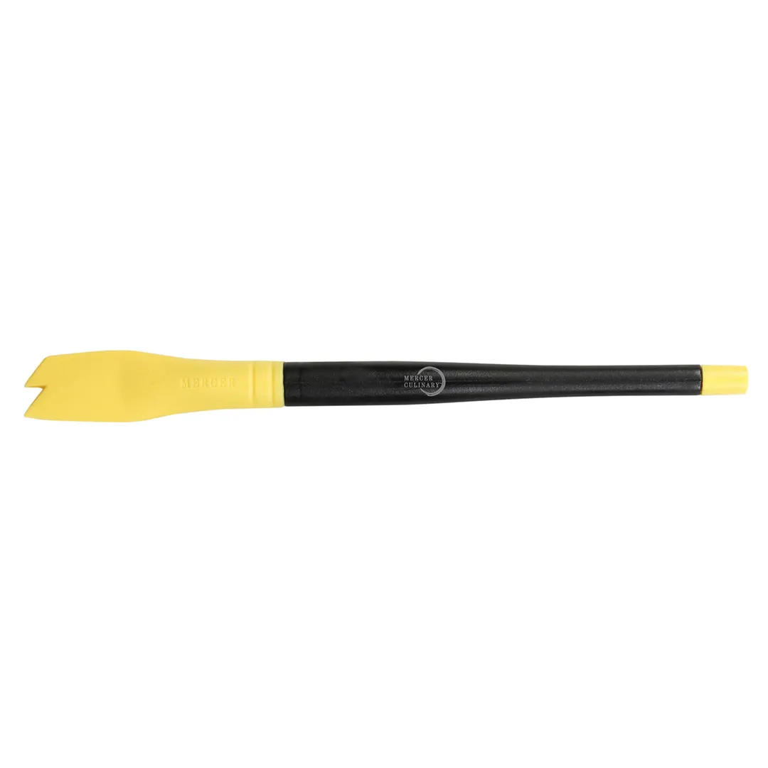 Mercer M35603 Silicone Brush – 7‑5/8" L, 3/4" Saw‑Tooth, Color‑Coded, 480°F, Nylon, Dishwasher Safe