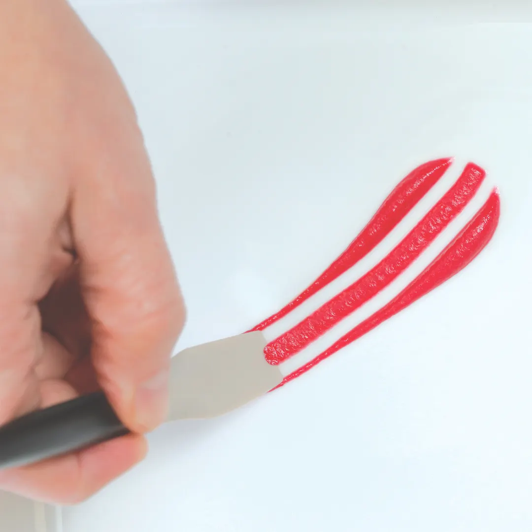 Mercer M35604 Silicone Plating Brush, 3/4" Head, 7-5/8" Length, 480°F (250°C), Color‑Coded Tip