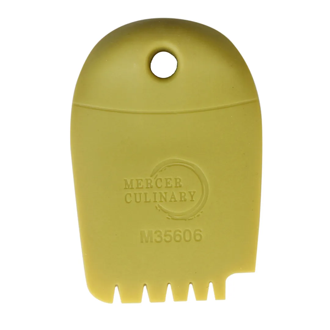 Mercer M35606 Silicone Wedge, 3/4" x 2-1/2", Heat-Resistant to 480°F, Color-Coded, Dishwasher Safe