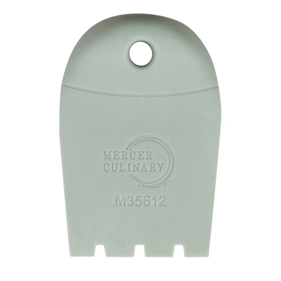Mercer M35612 Silicone Wedge 3/4"x2-1/2" 2-1/4" Tip 4mm 480°F Color-Coded Thumb Rest Dishwasher Safe