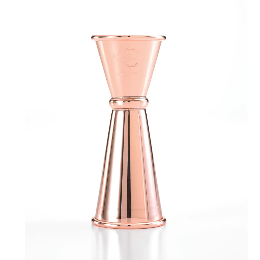 Mercer M37002CP Bar Jigger, 25 ml / 0.67 oz & 50 ml / 1.69 oz Stainless Steel, Copper‑Plated