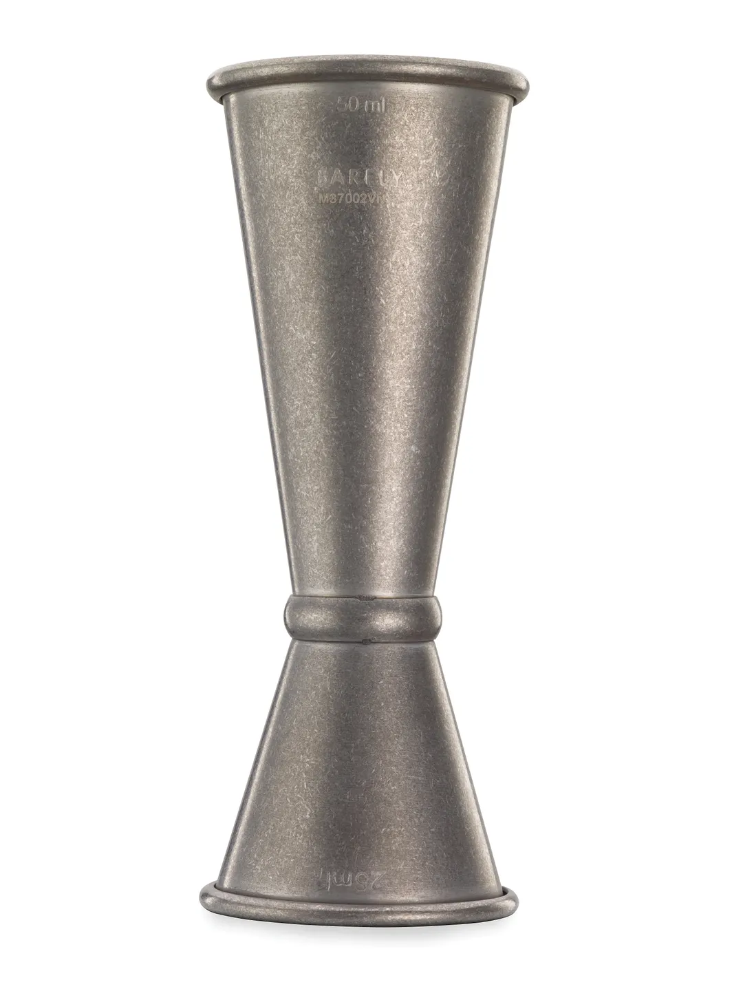 Mercer M37002VN Barfly Jigger – 25 ML (0.67 Oz) & 50 ML (1.69 Oz), 18/8 Stainless Steel, Lines