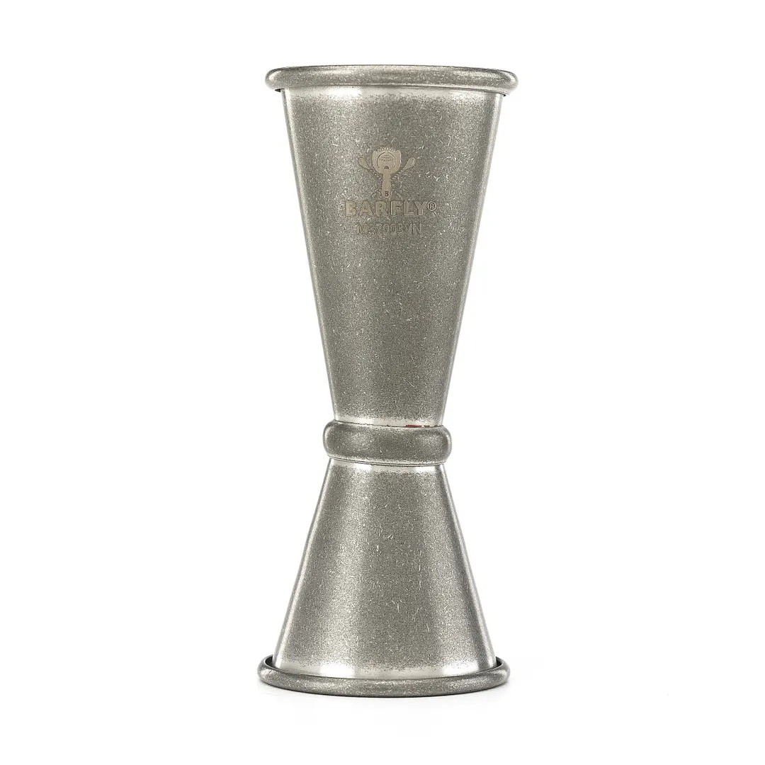 Mercer M37003VN Japanese Barfly Bar Jigger, 1 oz / 1.5 oz, 18/8 Stainless Steel, Vintage