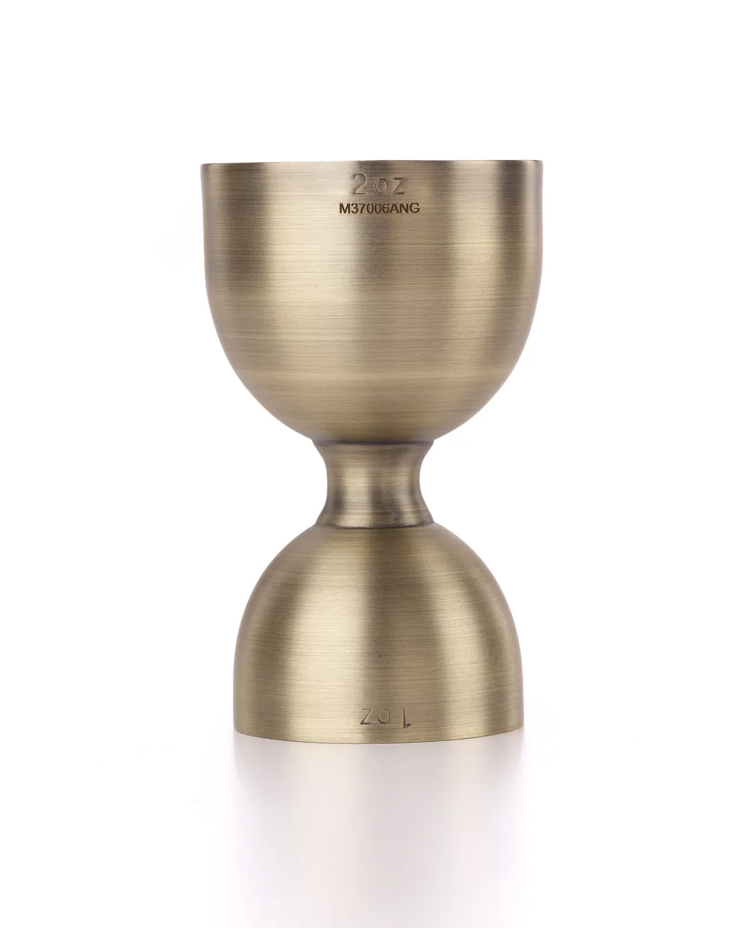 Mercer M37006ANG Barfly Jigger, 1 oz / 2 oz, Stainless Steel, Antique Gold