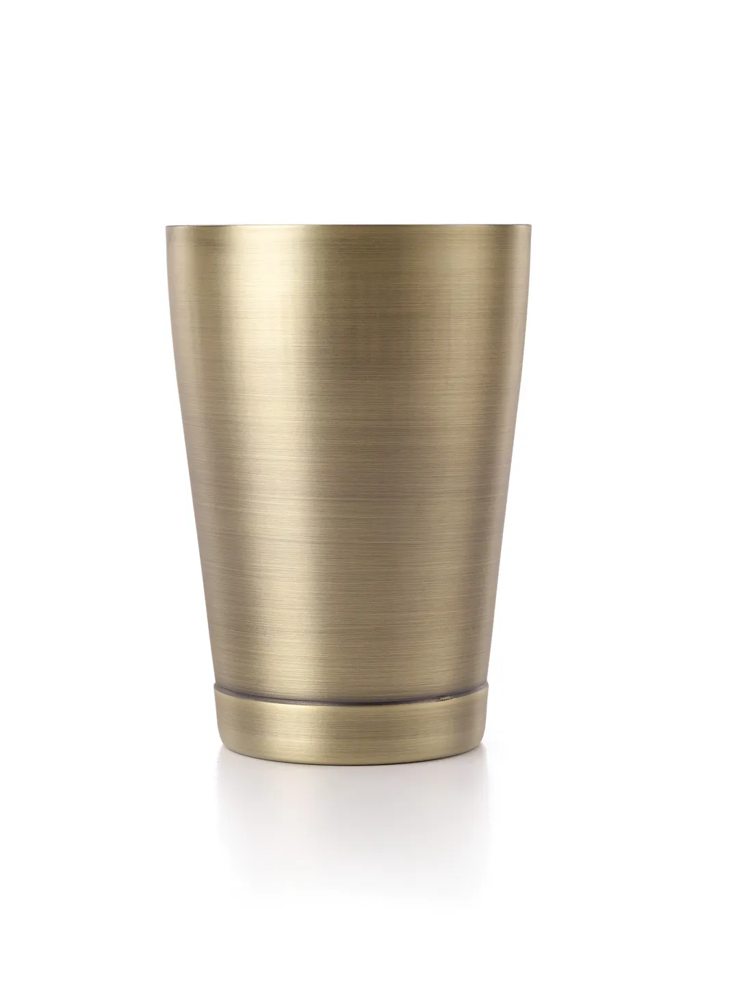Mercer M37007ANG Barfly Shaker, 18 oz, 3‑1/2" Dia. x 5" H, Stainless Steel, Gold‑Plated
