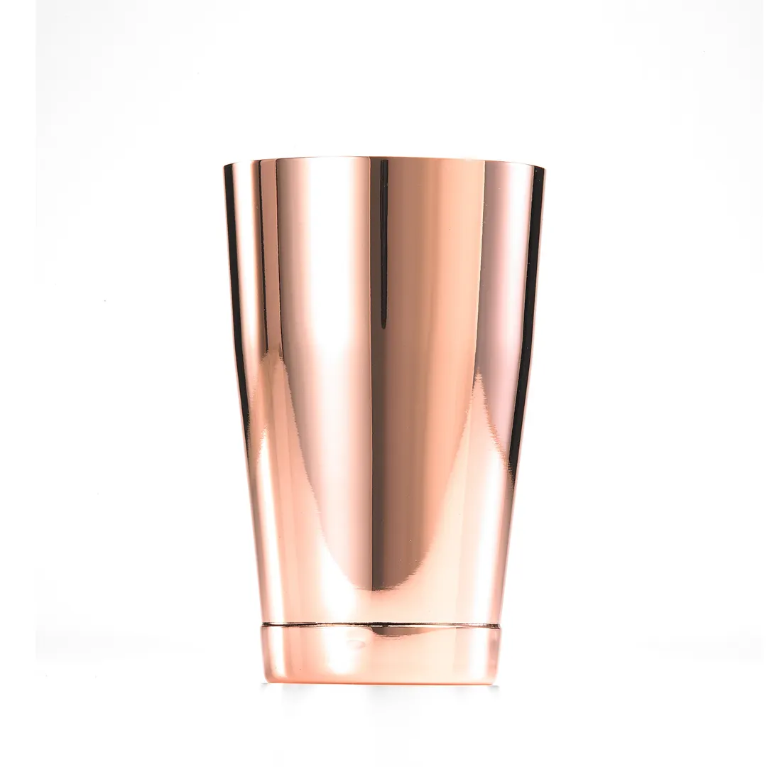 Mercer M37007CP Barfly Shaker, 18 oz, 3.5" x 5" (Dia x H), Copper‑Plated, Stainless Steel