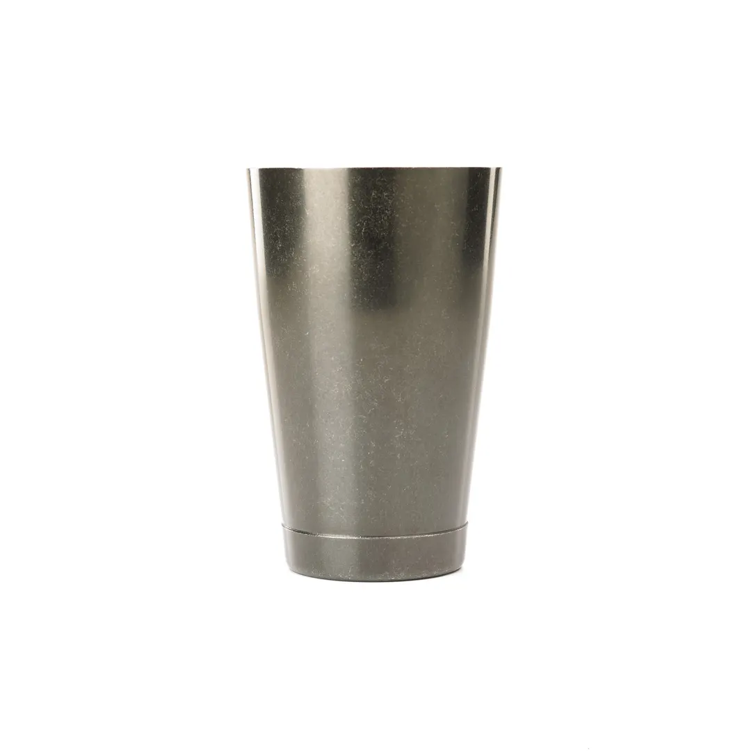 Mercer M37007VBK Barfly Shaker, 18 Oz, 3.5" Dia. x 5" H, 18/8 Stainless Steel, Black