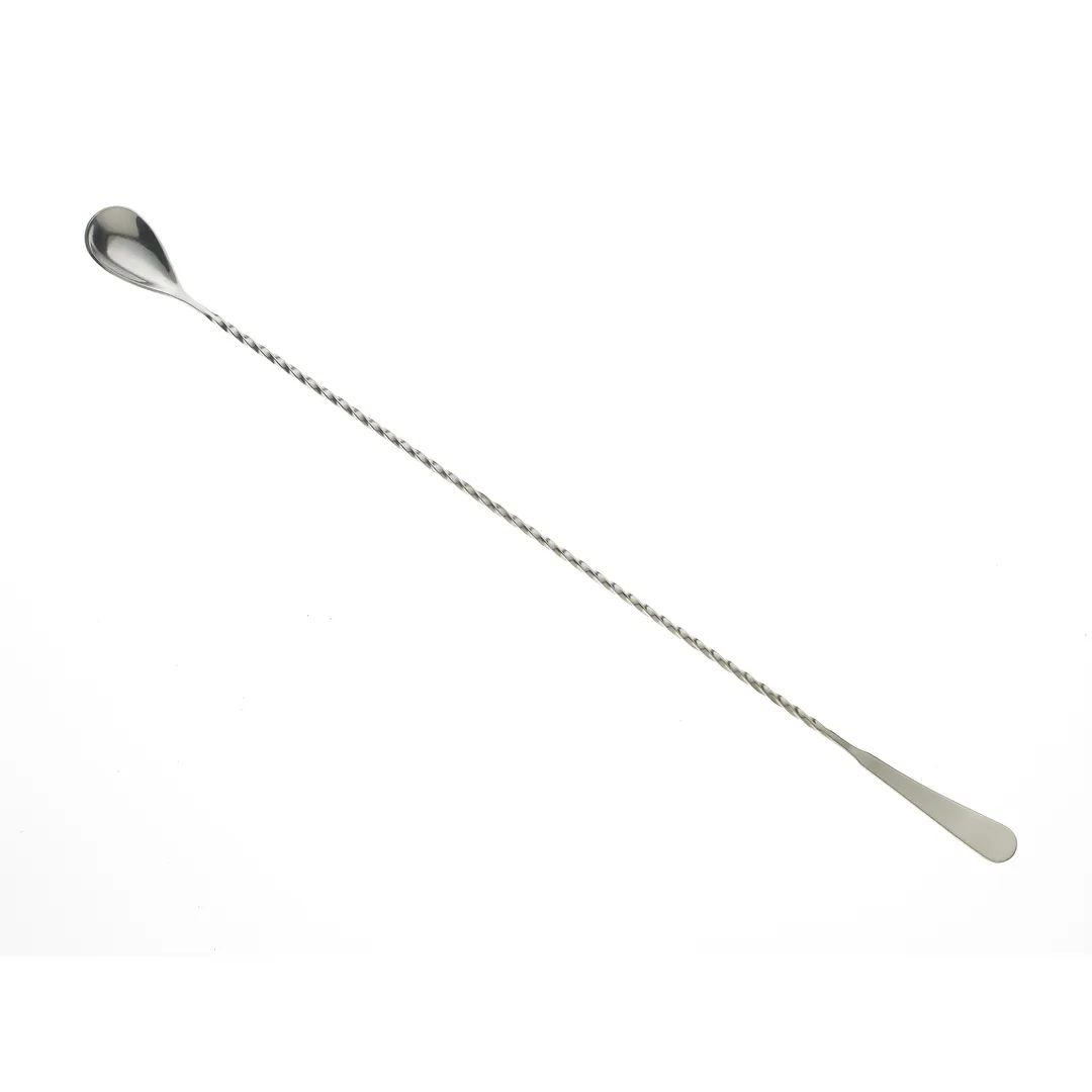 Mercer M37011 Barfly Japanese Bar Spoon, 17-1/8" Length, Twisted Stem, 18/8 Stainless Steel