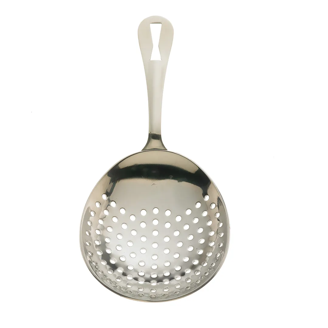 Mercer M37028 Barfly Julep Strainer, 6-1/2" Length, Welded Handle Hanging Hole, 18/8 Stainless Steel