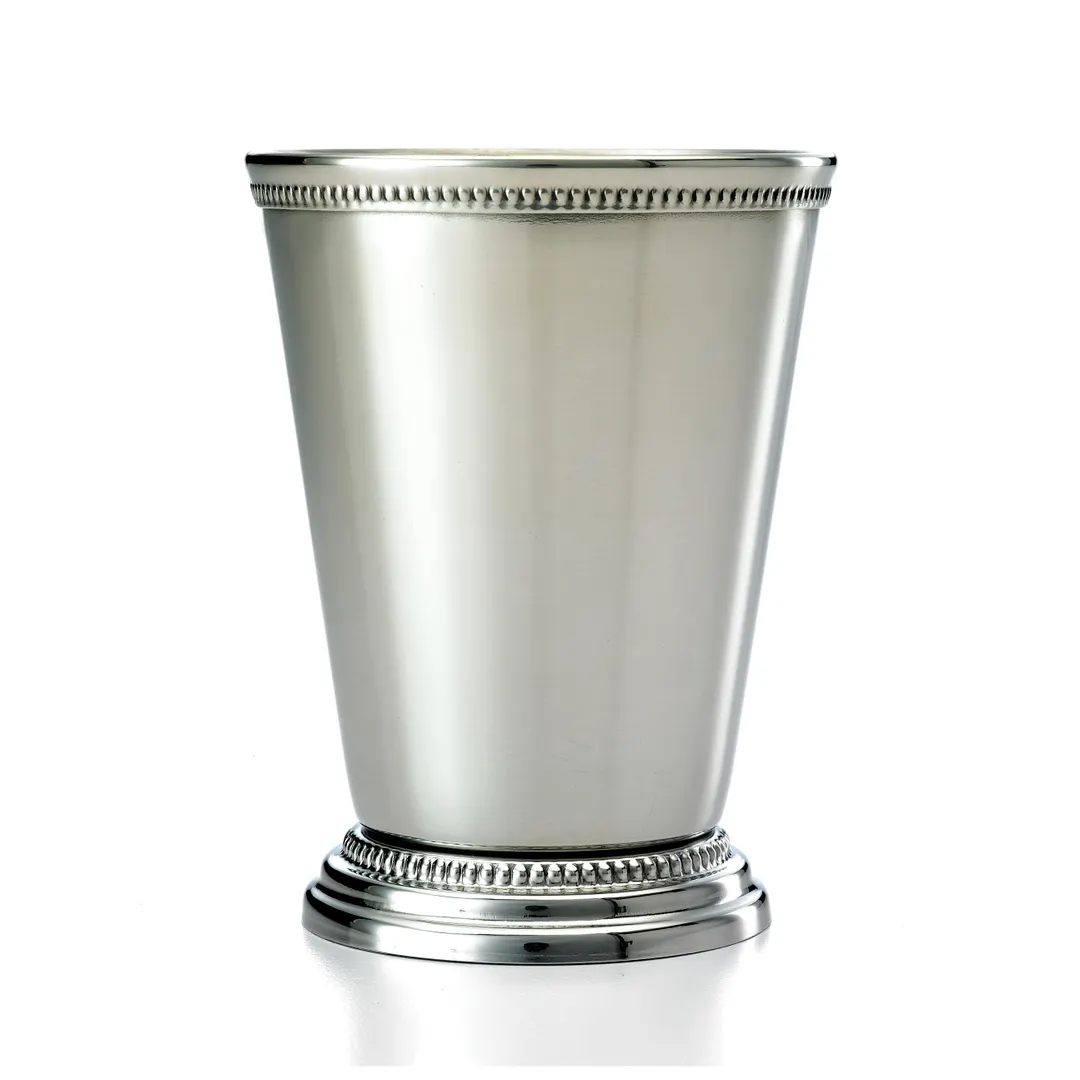Mercer M37032 Barfly Julep Cup, 12 oz, 3‑1/2" Top Dia × 4‑1/2" H, Footed Base, 18/8 Stainless Steel