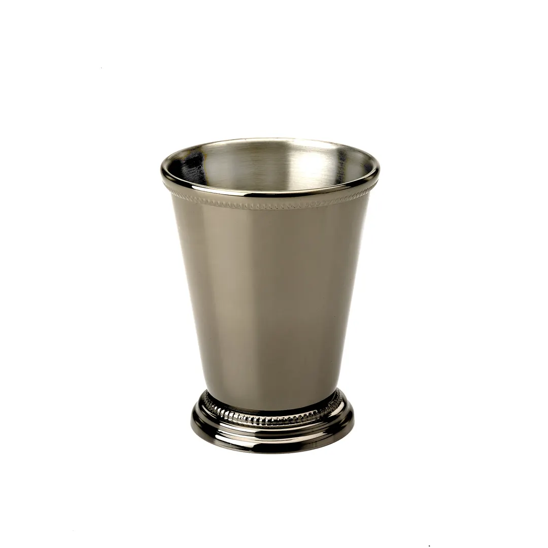 Mercer M37032BK Julep Cup, 12 Oz (3.5" Top Dia. x 4.5" H), Black Plated, 18/8 Stainless Steel