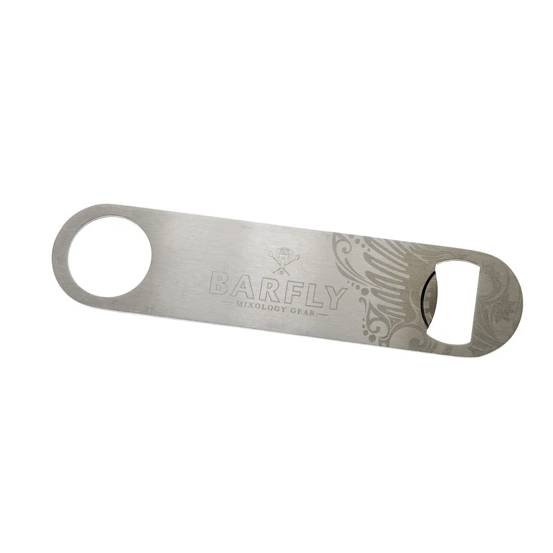 Mercer M37035 Barfly Bottle Opener, Handheld 7" Stainless Steel Professional Bar Service Tool