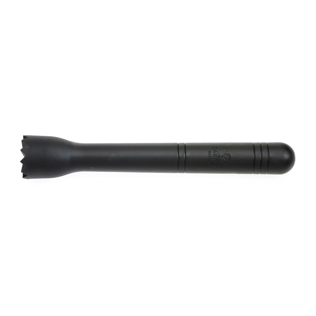 Mercer M37036 Barfly® Muddler, 9.5" Length, Textured Bottom, Polypropylene, Black Finish