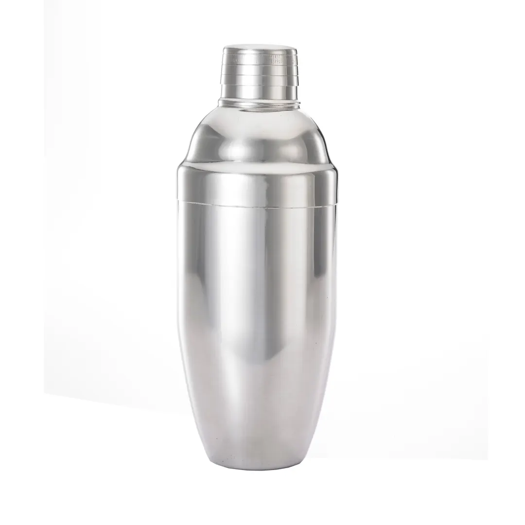 Mercer M37039 Barfly Japanese Cocktail Shaker, 24 oz (3‑Piece) 18/8 Stainless Steel Construction