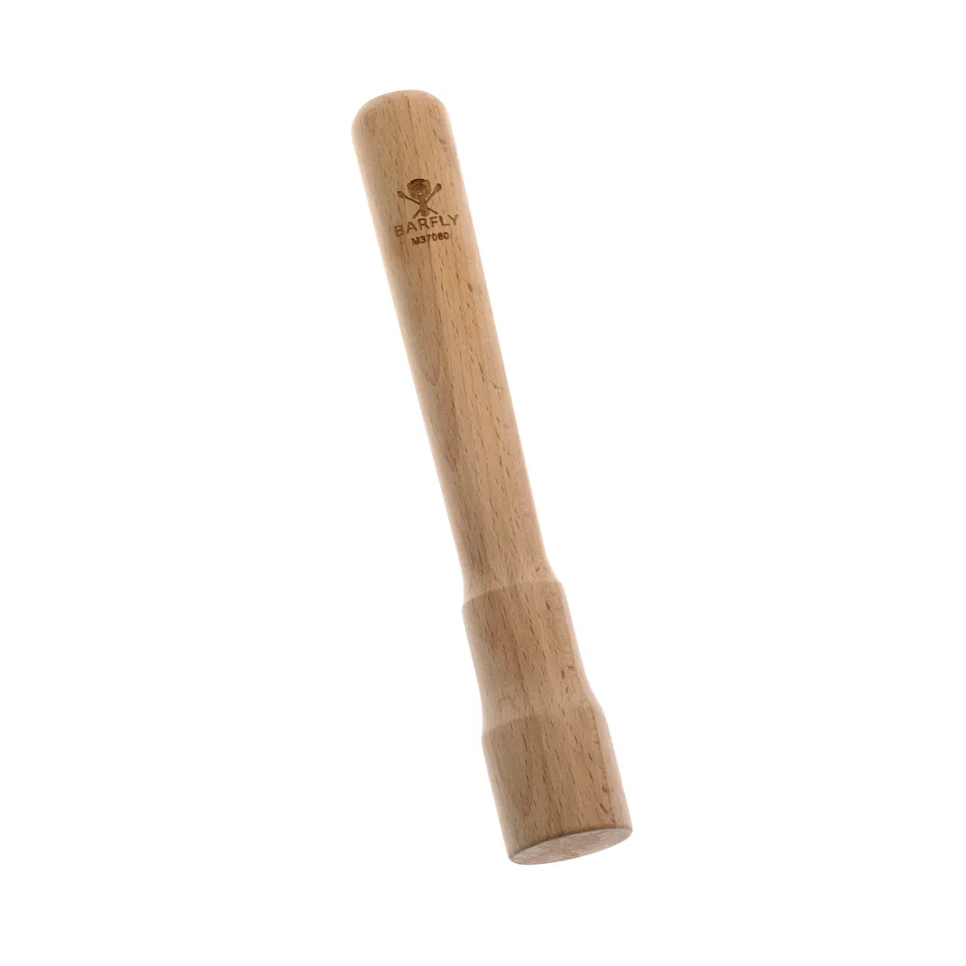 Mercer M37060 Barfly Muddler - 7-3/4" Overall Length, Wood Construction, Natural