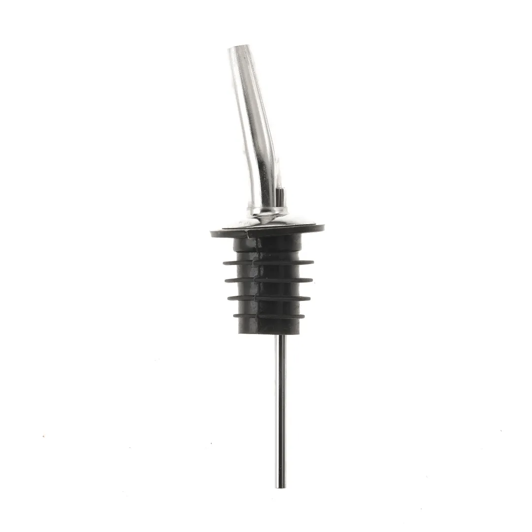 Mercer M37068 Barfly Liquor Pourer – Vented Tapered Spout, Stainless Steel, Silver, Collar