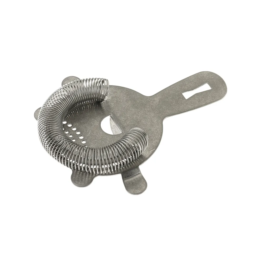 Mercer M37071VN Barfly Bar Strainer 5-5/8" Length, 4-Prong, 18/8 Stainless Steel, Finish Heavy-Duty