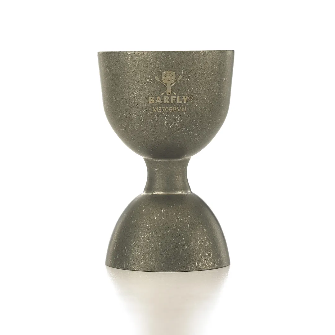 Mercer M37098VN Jigger – 25 ML (0.67 oz) & 50 ML (1.69 oz) 18/8 Stainless Steel, Vintage