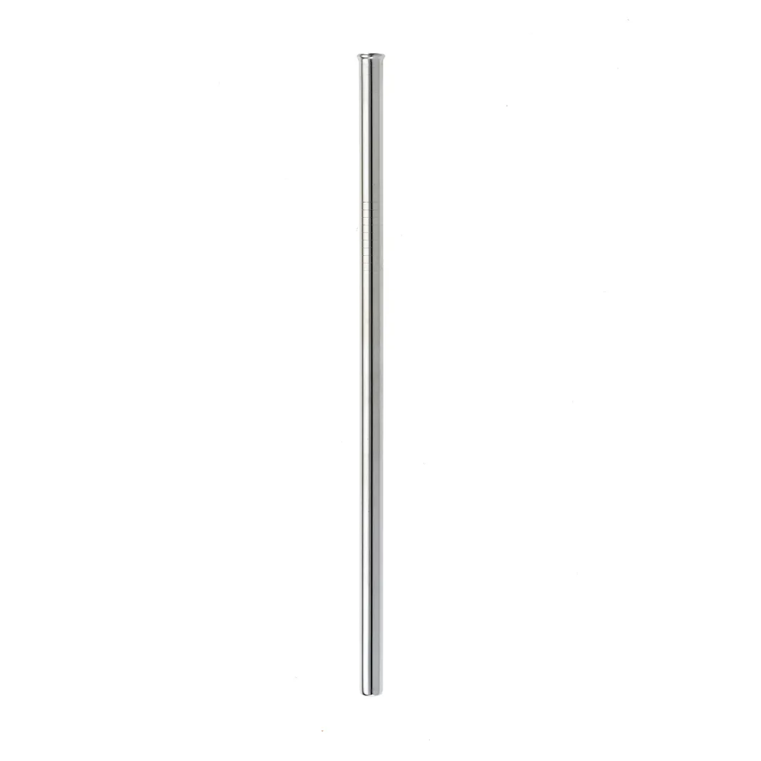 Mercer M37112 Barfly Straw, 5/16" x 8½" Length, Rolled Top Edge, 18/8 Stainless Steel