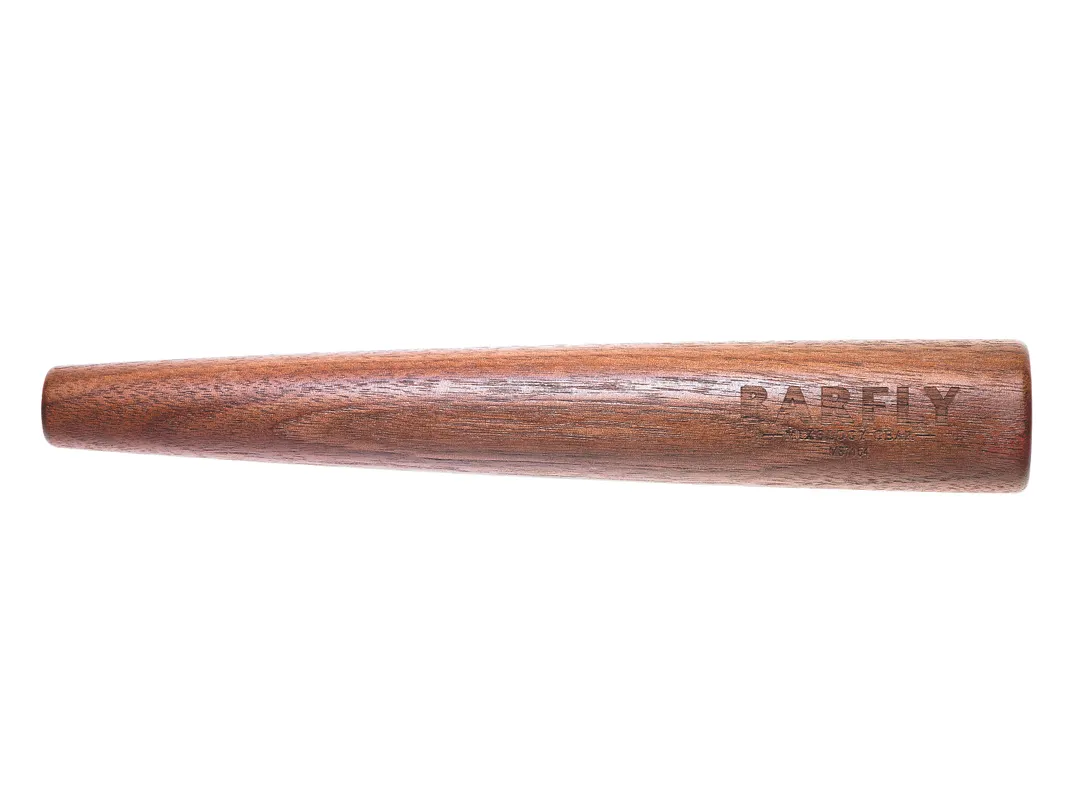 Mercer M37154 Barfly Muddler, 8.5" Length, Tapered Flat Bottom, Walnut Wood