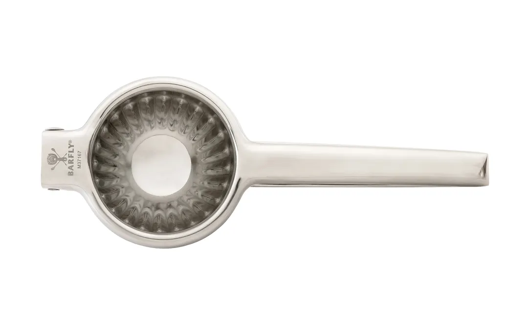 Mercer M37167 Barfly Deluxe Citrus Squeezer, 9" Length, 18/8 Stainless Steel, Hand Juicer