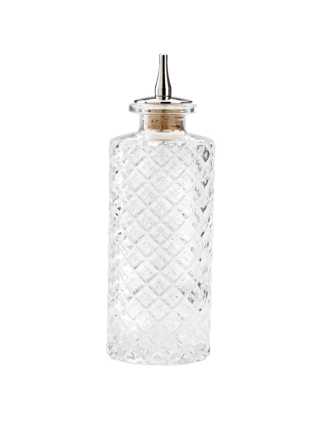 Mercer M37172 Bitters Bottle, 5.1 oz (150 ml) Glass, 2‑1/8" Dia x 6‑1/4" H, Dasher Top & Cork