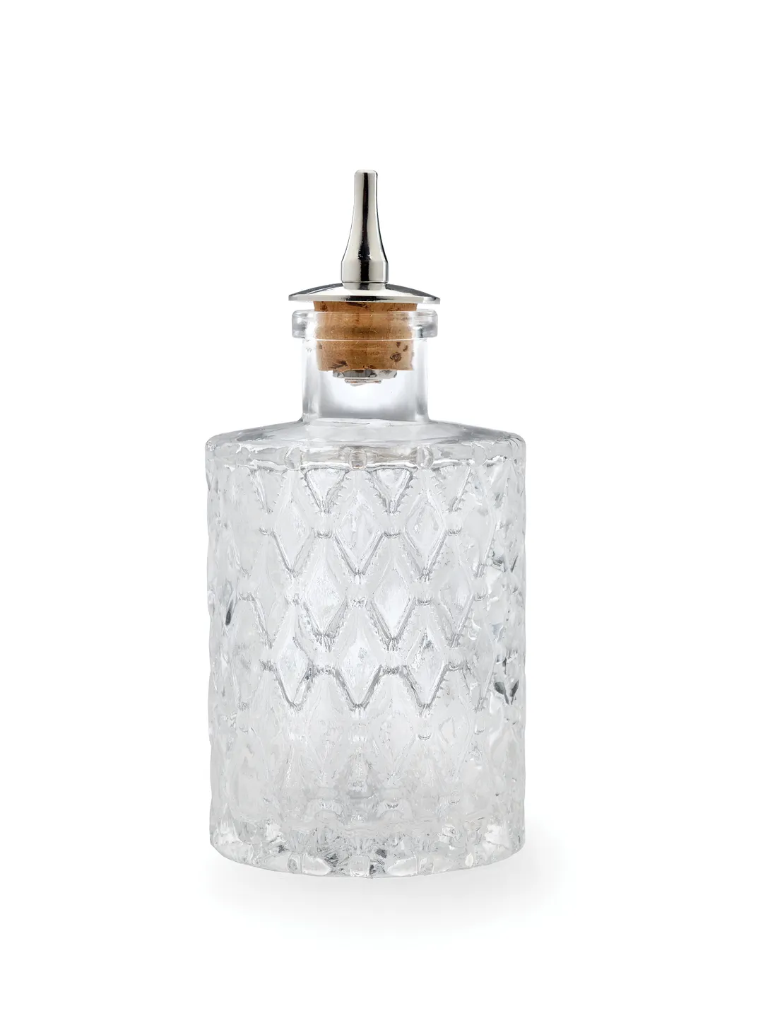 Mercer M37187 Bitters Bottle, 5.1 Oz (150 Ml) Glass, 2-3/8" Dia. x 5 1/2" H, Dasher Top With Cork