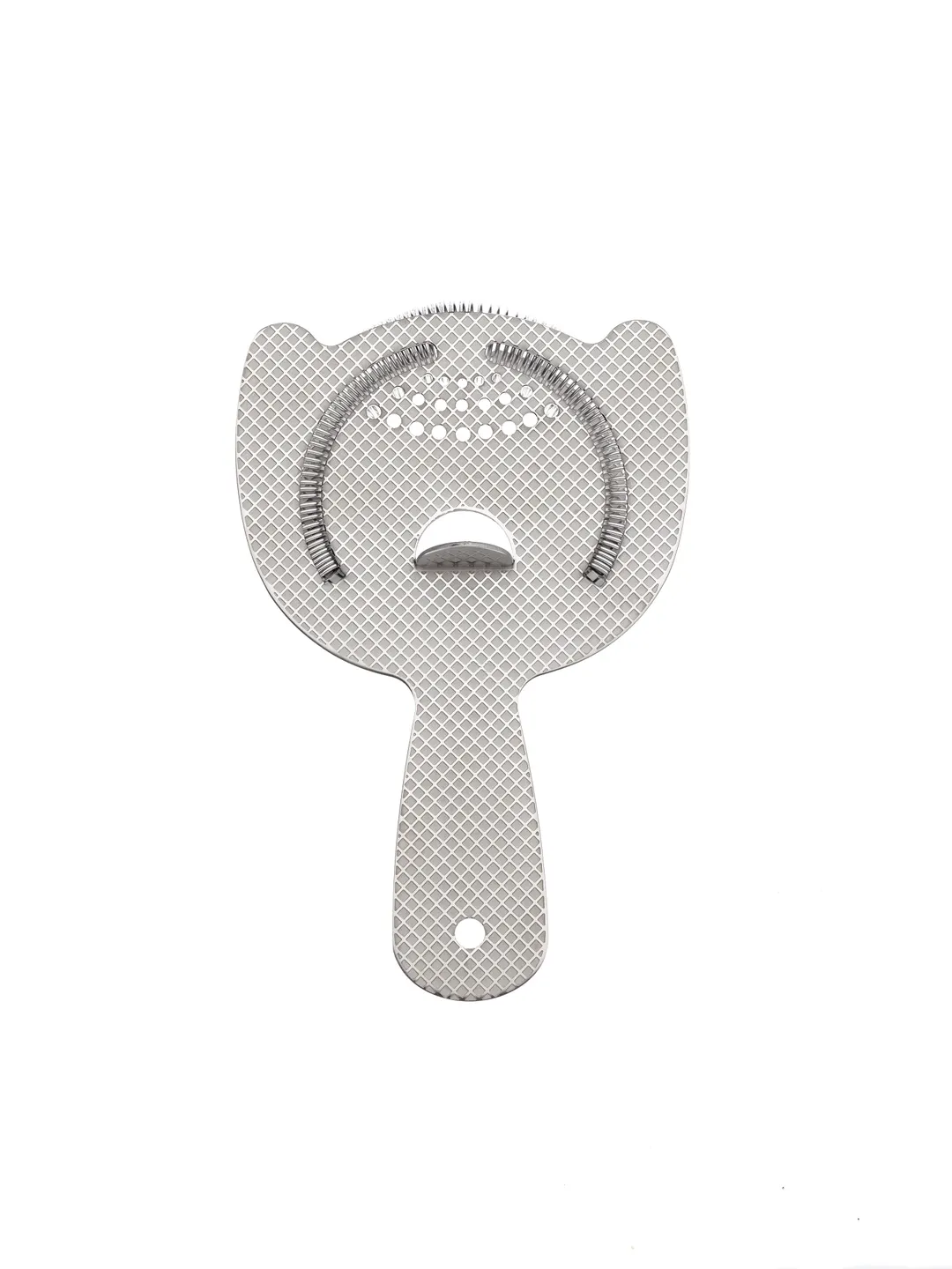 Mercer M37203 Barfly Spring Bar Strainer, 6" 2‑Prong, Replaceable Spring, 18/8 Stainless Steel