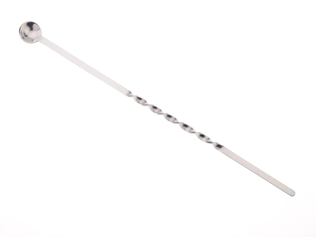 Mercer M37217 Bartender Tasting Tablespoon, 10.8" Twisted Shaft, 18/8 Stainless Steel, 9"-10" Bulk