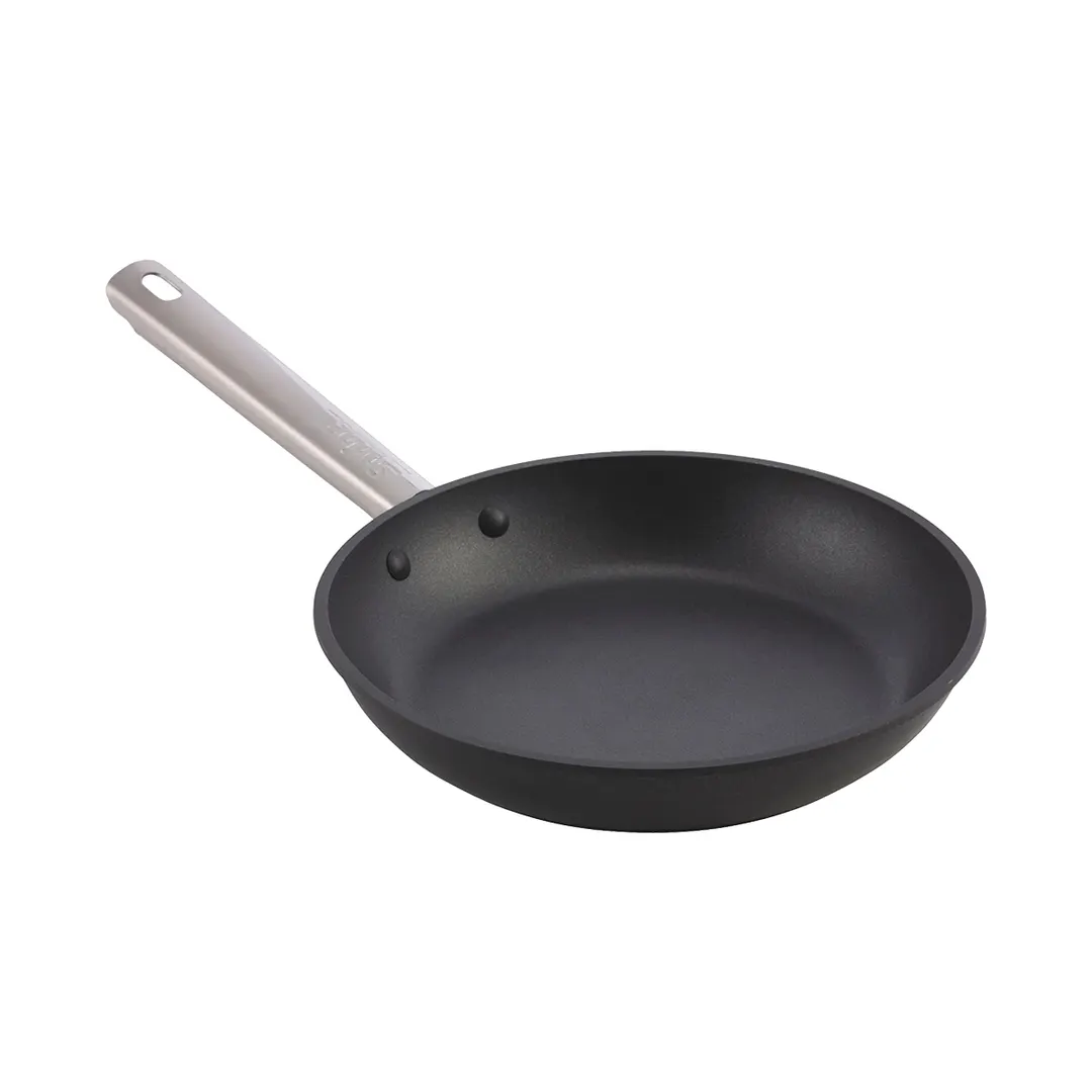 Spring USA 8451-30/28 Endurance Fry Pan, 2-1/2 Qt., 11" Aluminum, Riveted Handle, Induction‑Ready, Gas/Electric