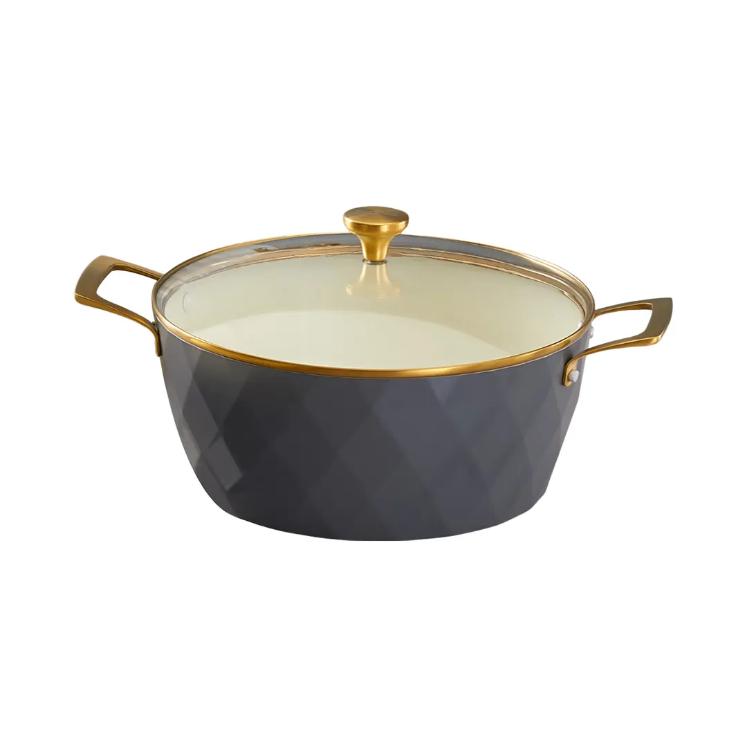 Spring USA 8858-9-28 Buffet Chafer Dish, 7‑Quart Capacity, Gray Finish, Ideal for Buffet Displays and Catering Service