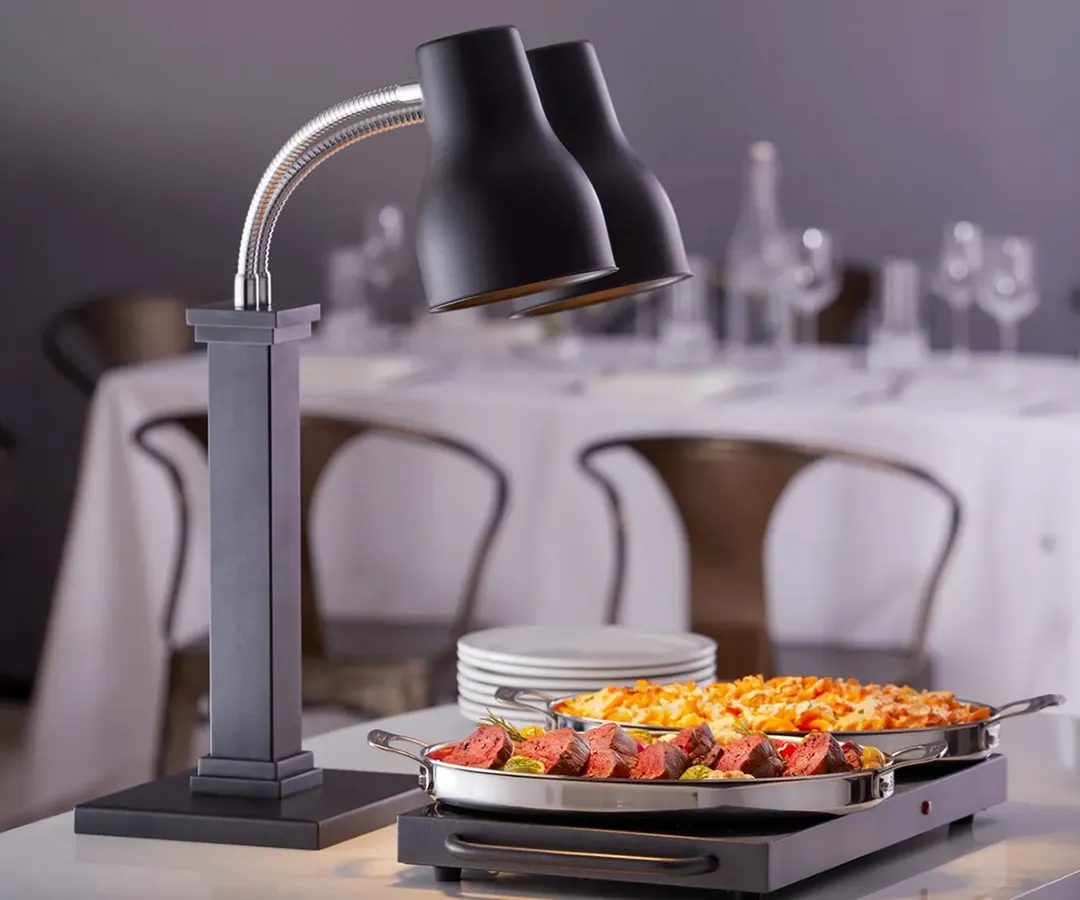 Spring USA ST-1220-T Warming Tray, 24"W x 13-3/4"D x 1-3/4", Black Titanium, Glass, 200°F, 230W 110-120V