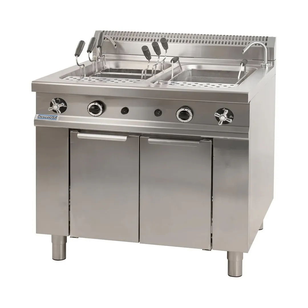 Desco USA CPG-2/90 Gas Multi-Purpose Italian Pasta Cooker, 24 Gallon, 95.000 BTU