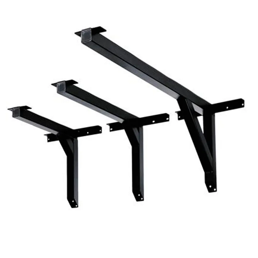 Original Wood Seating BS-CL21 Cantilever Table Base, 21in, Cast Iron, Black Powder Coat Finish