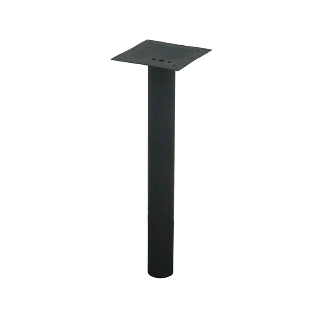 Original Wood Seating BS-PL Pin Leg Table Base, Metal, Cast Iron, Black Powder Coat Finish