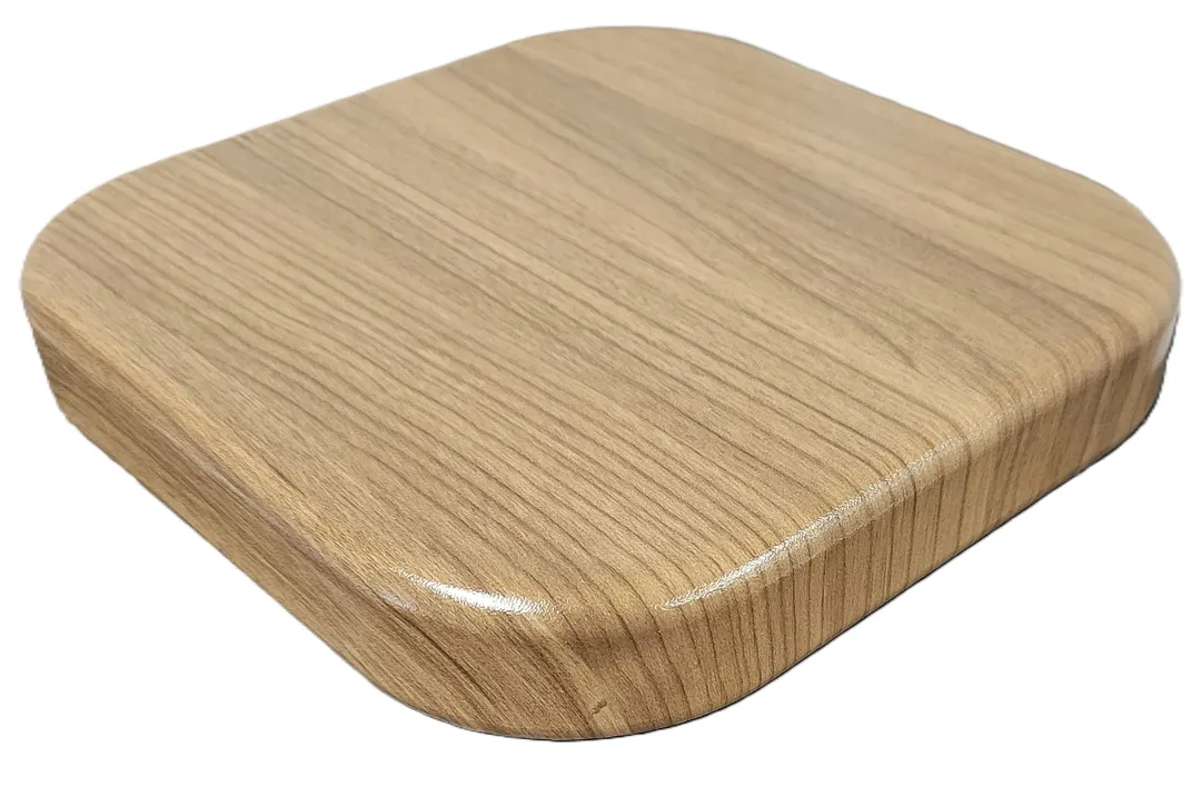 Atlanta Booth & Chair 3DL2442 Rectangular Thermolaminate Table Top, 42x24, Wood Edge