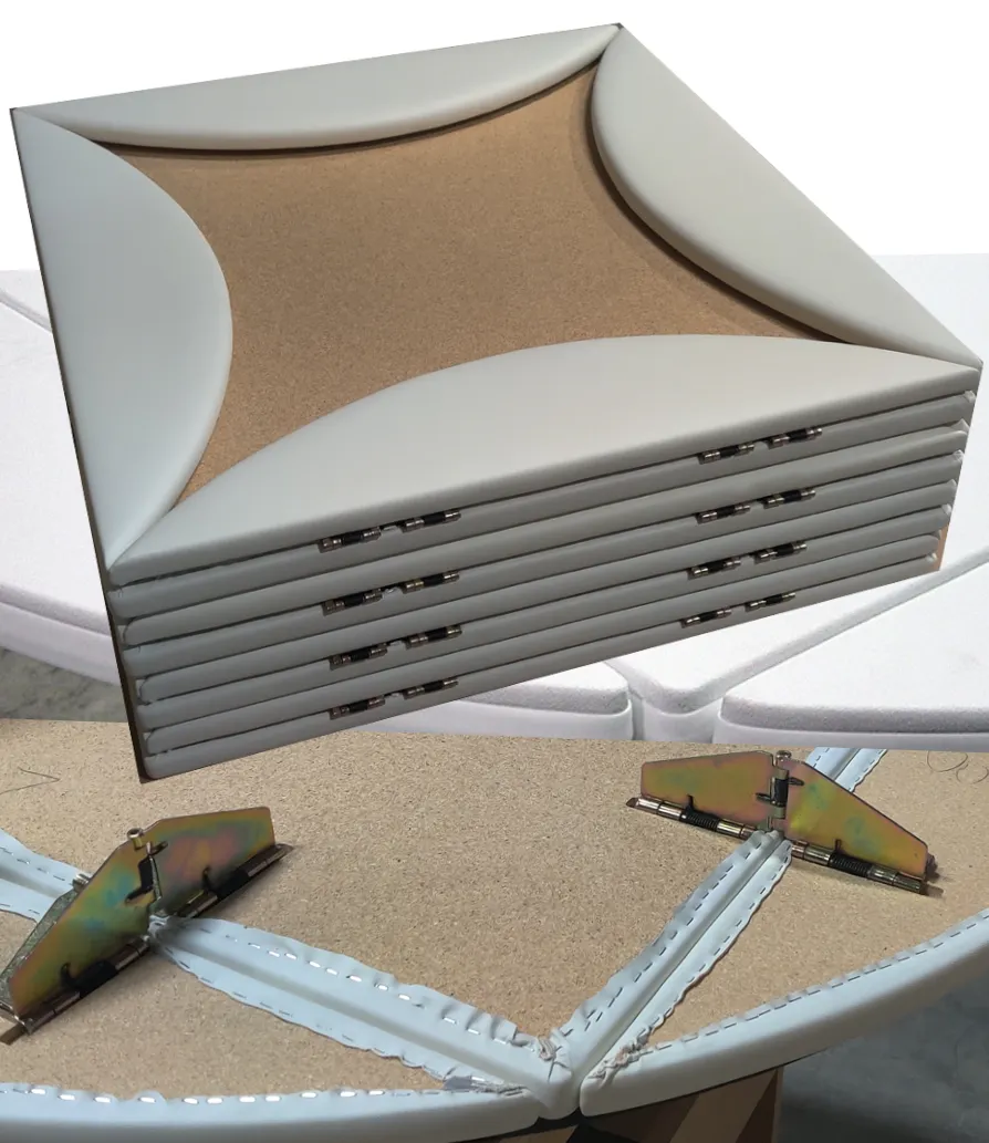 Atlanta Booth & Chair PTVP3636 36x36 Square Padded Vinyl Table Top on 1 inch Particle Board
