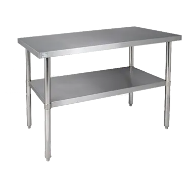 Klinger's Trading 16GA-AST2496 Stainless Steel Top 85" - 96" Work Table