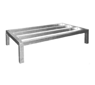 Klinger's Trading ADR2048 Dunnage Rack, 48"W x 20"D x 12"H, 2500lbs, Aluminum