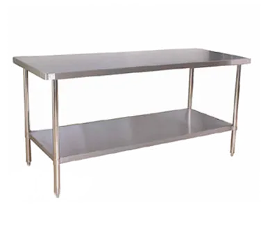 Klinger's Trading AST2496 Stainless Steel Top 85" - 96" Work Table